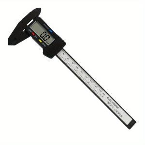 Precision Digital Caliper - Battery-Powered Electronic Micrometer with Large LCD Display, Ideal for Measuring & Design