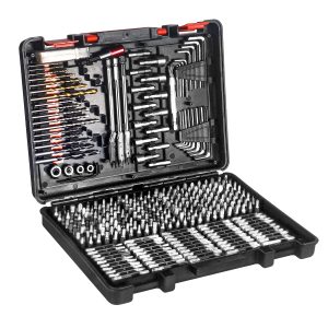 Carbide Drill Bit Set and Allen Wrench Hex Drill Bits Tool Kit Organizer for Cordless Drill Impact Drive Masonry Drill Bit Set (318PCS)