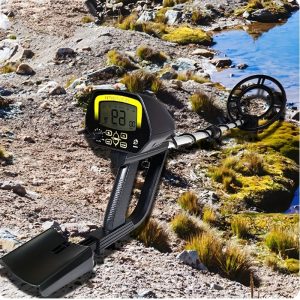 Professional MD4060 Metal Detector - High-Sensitivity Golden & Jewelry Finder with LCD Display, 3-Tone Audio Alerts, and Headphone Jack for Treasure Hunting, Beachcombing, and Archaeology (Batteries Not Included)