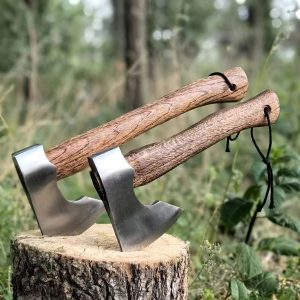 Festive Outdoor Camping Axe - Metal Head, Axe Blade, No Electricity Required