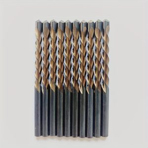 10pcs Efficiently Cut Through Drywall with High-Speed HSS M2 Drill Bits