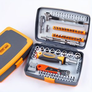 Deluxe 68-in-1 screwdriver set, multifunctional maintenance tool set, with strong magnetic cross flat-headed plum blossom head